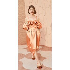 Ulla Johnson Lelita Dress in Copper NWT Size 8